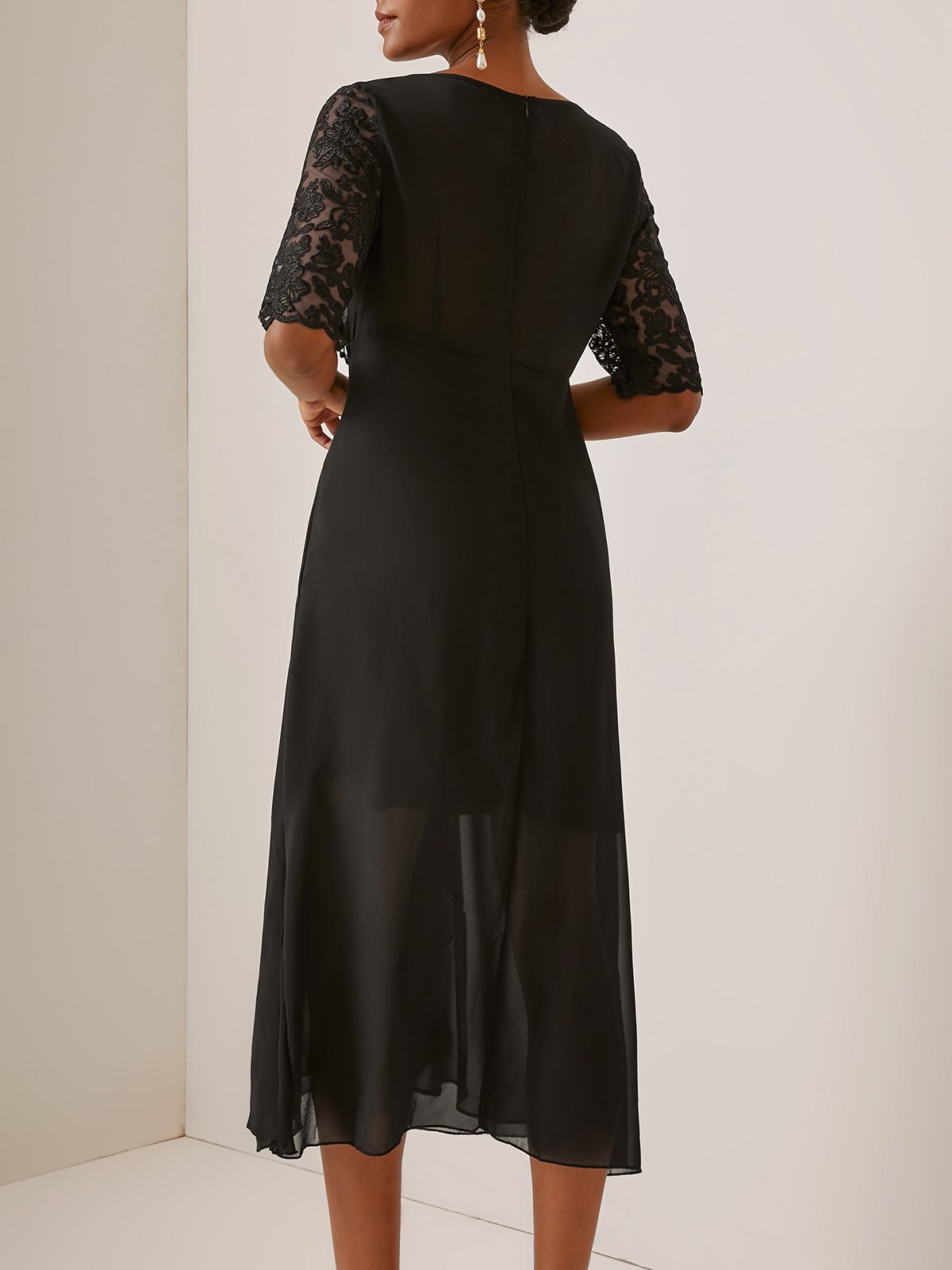 Plain Regular Fit Casual Dresses
