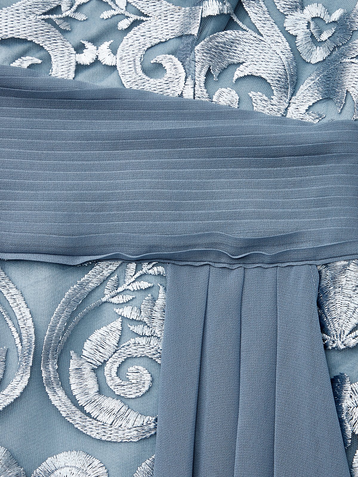 Elegant Crew Neck Lace Regular Fit Dress