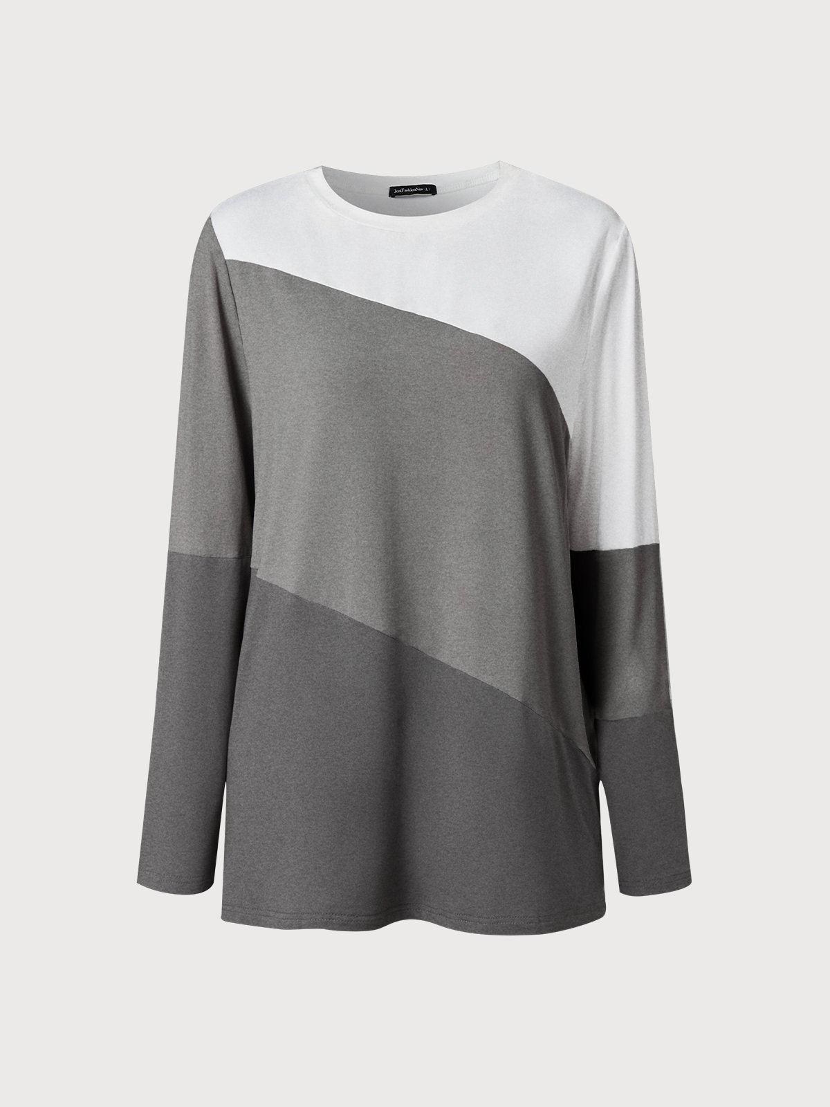 Crew Neck Color Block T-Shirt