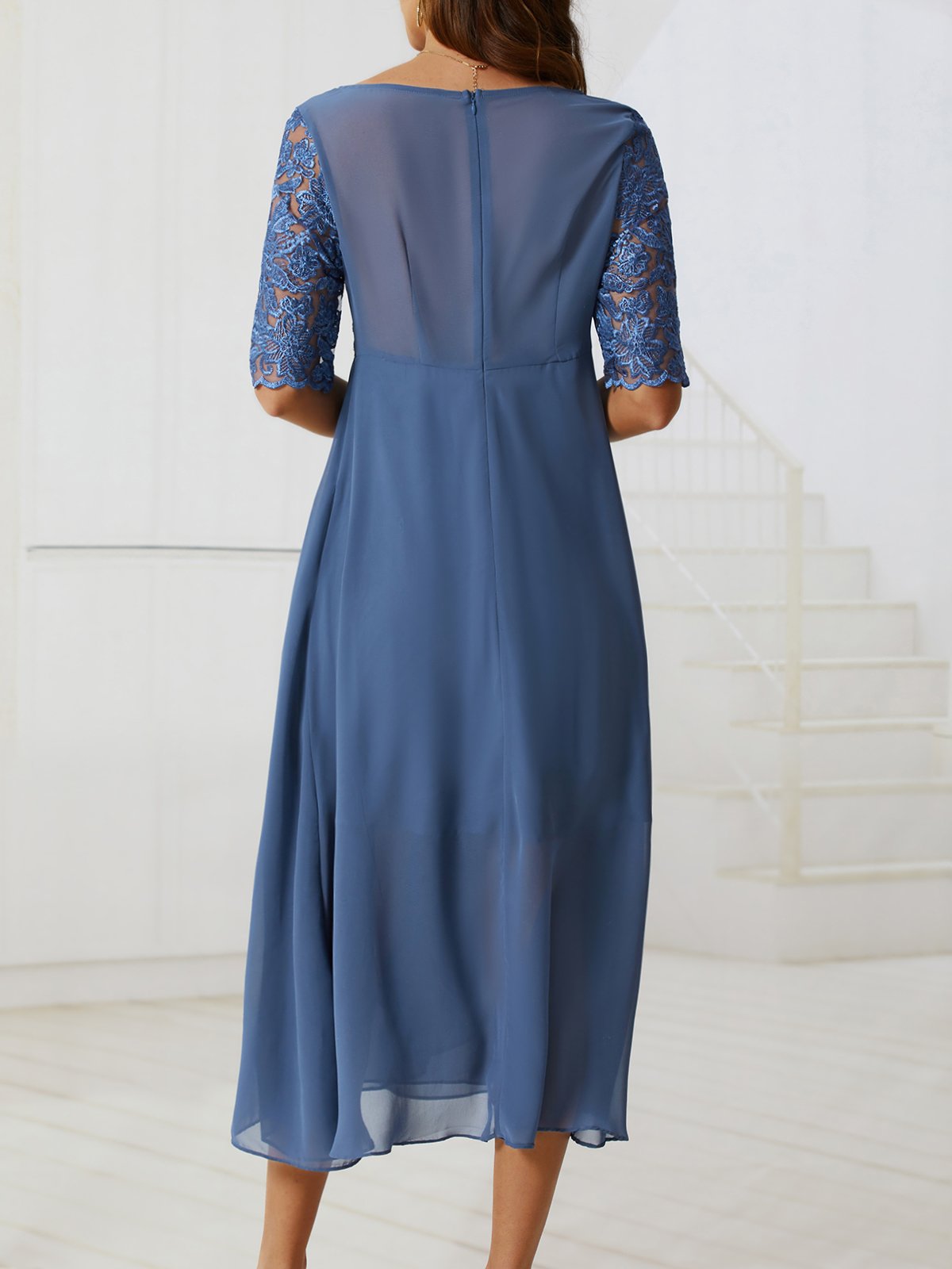 Plain Regular Fit Casual Dresses