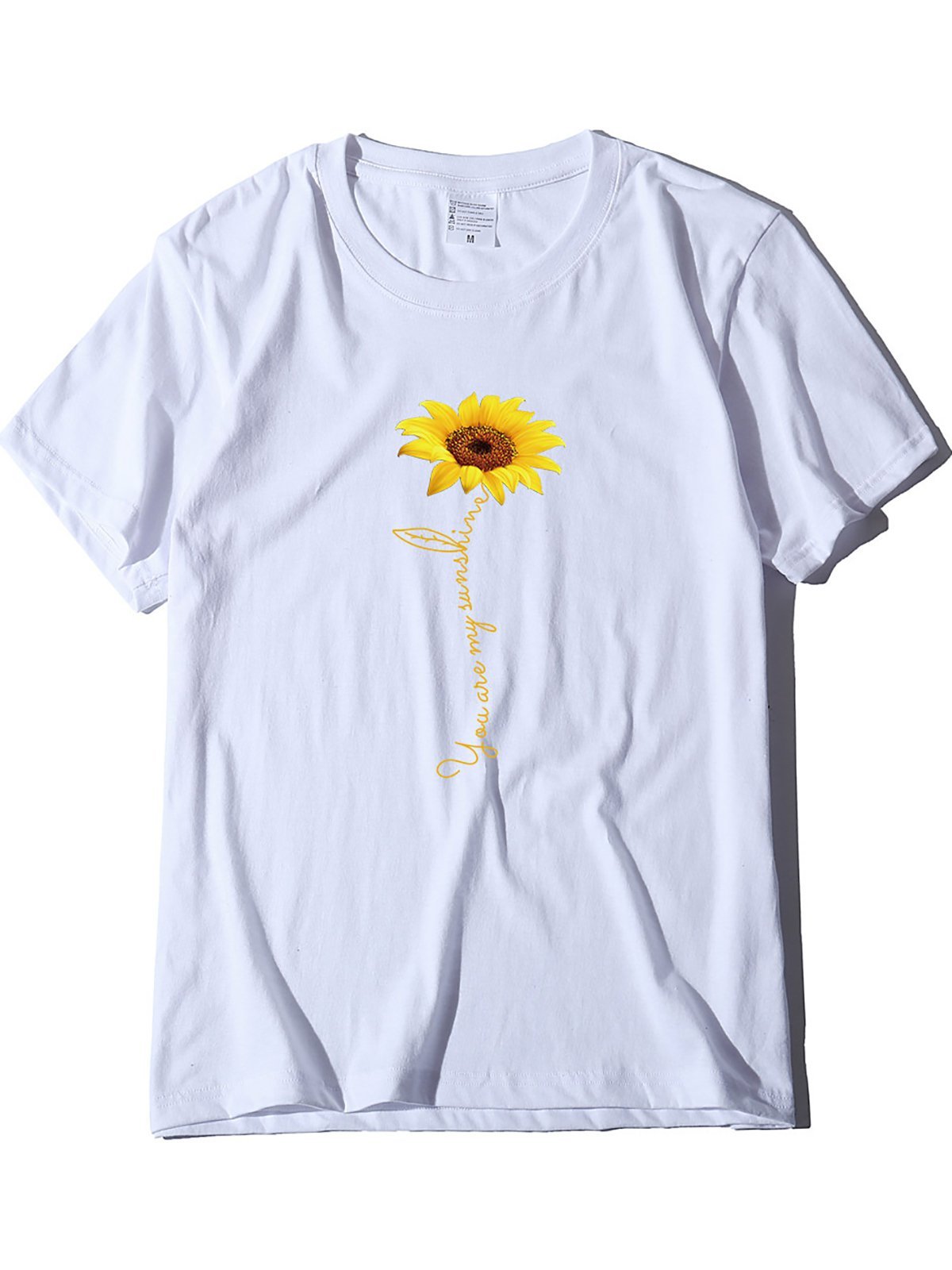 Sunflower Printed Loose Casual T-shirt