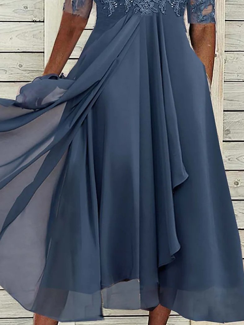 Plain Regular Fit Casual Dresses
