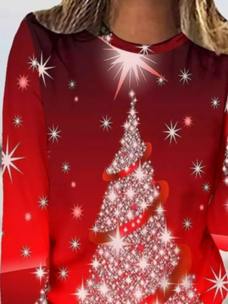 Christmas Crew Neck Regular Fit T-Shirt