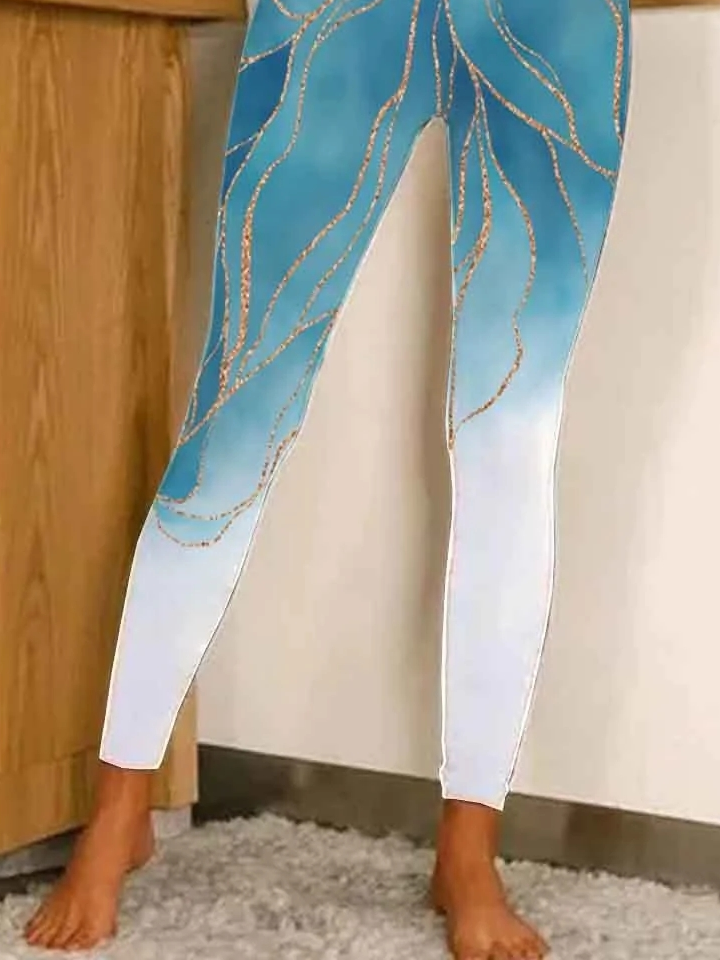 Ombre Casual Tight Leggings