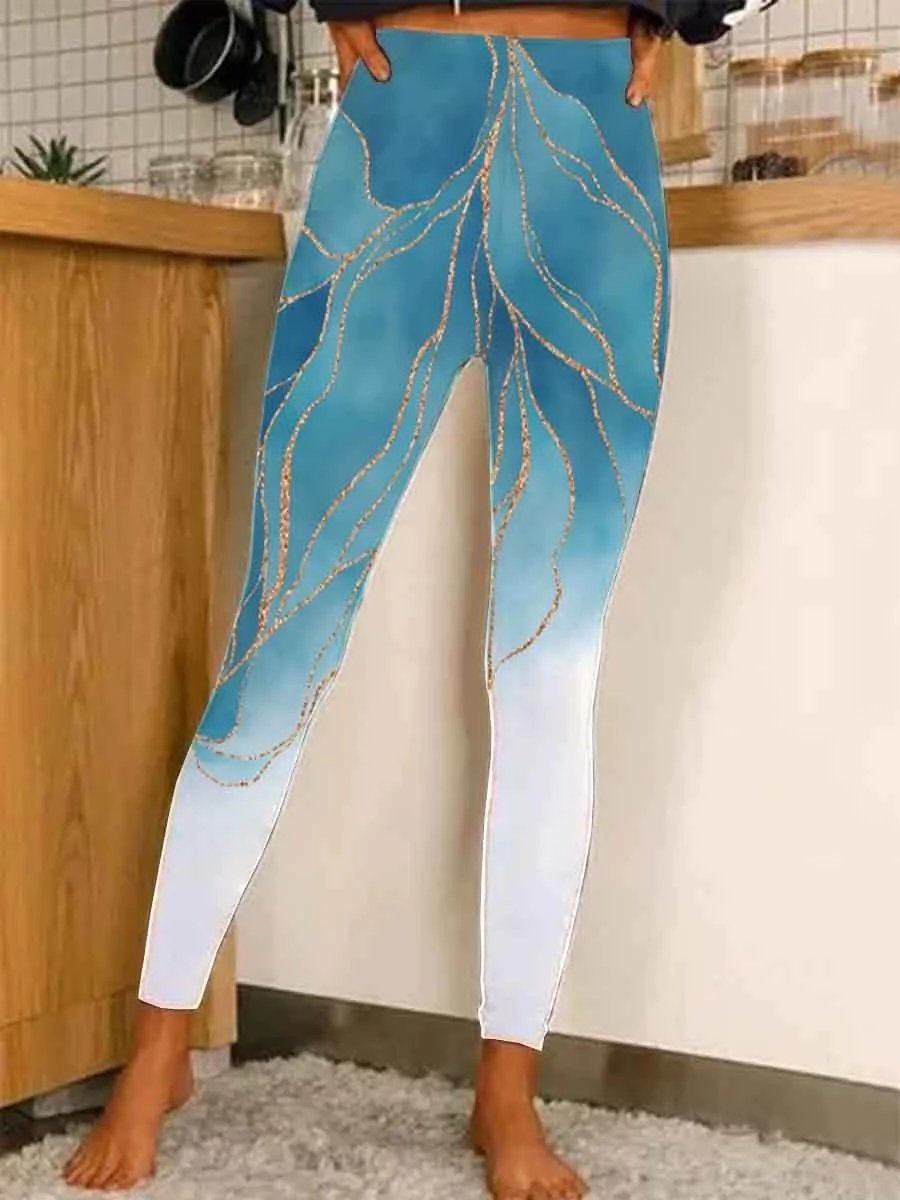 Ombre Casual Tight Leggings