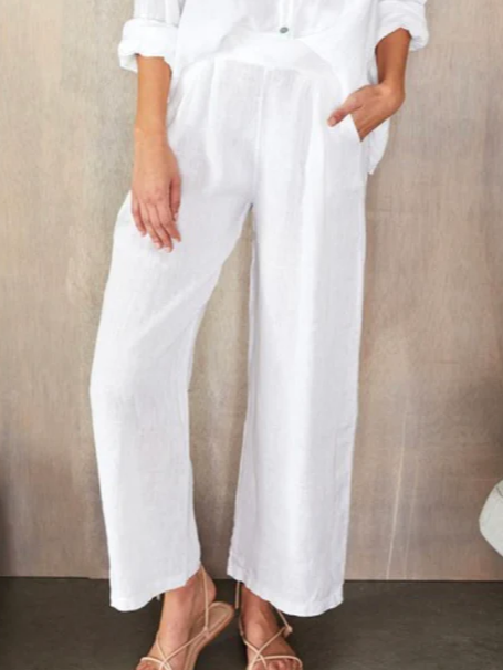 Loose Casual Plain Casual Pants