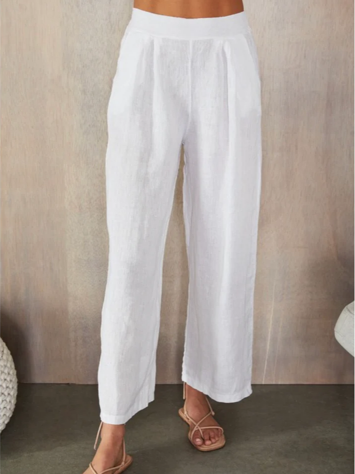 Loose Casual Plain Casual Pants