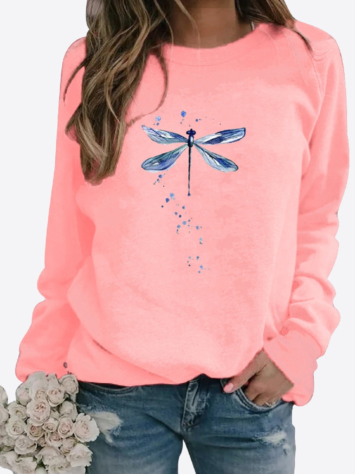 Cotton Casual Sweatshirt