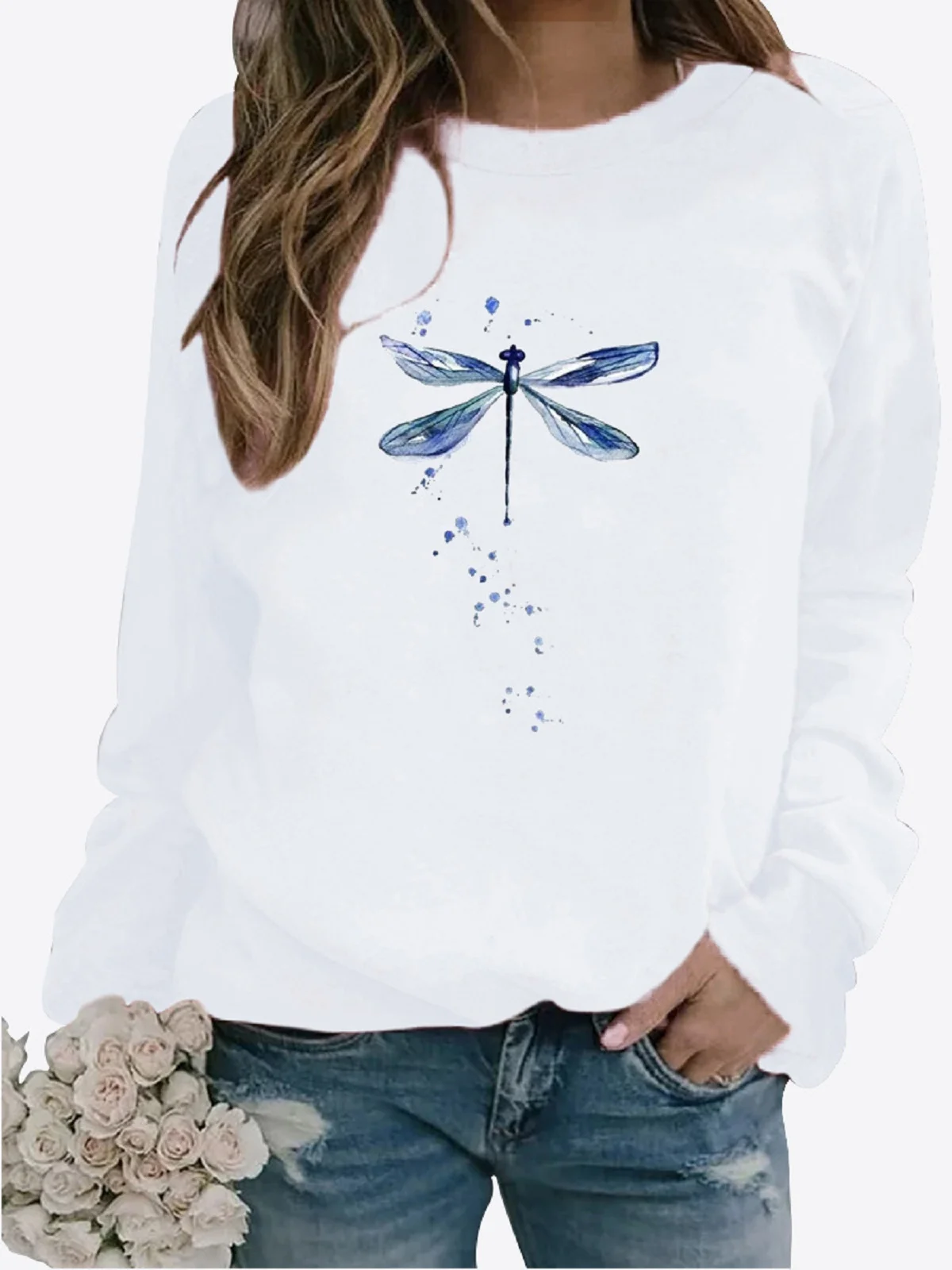 Cotton Casual Sweatshirt