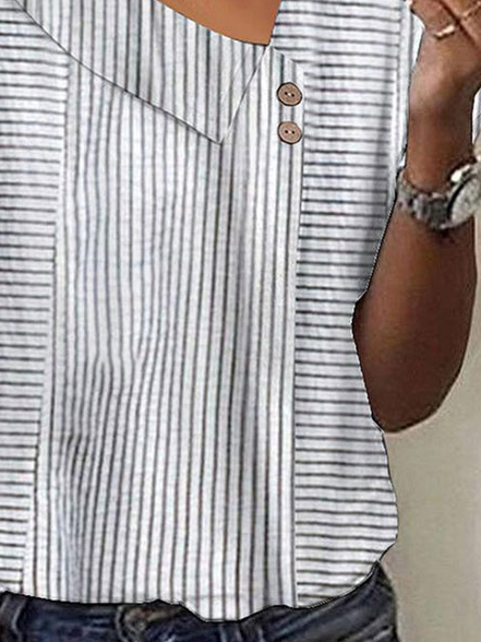 Striped Loose Casual Shirt