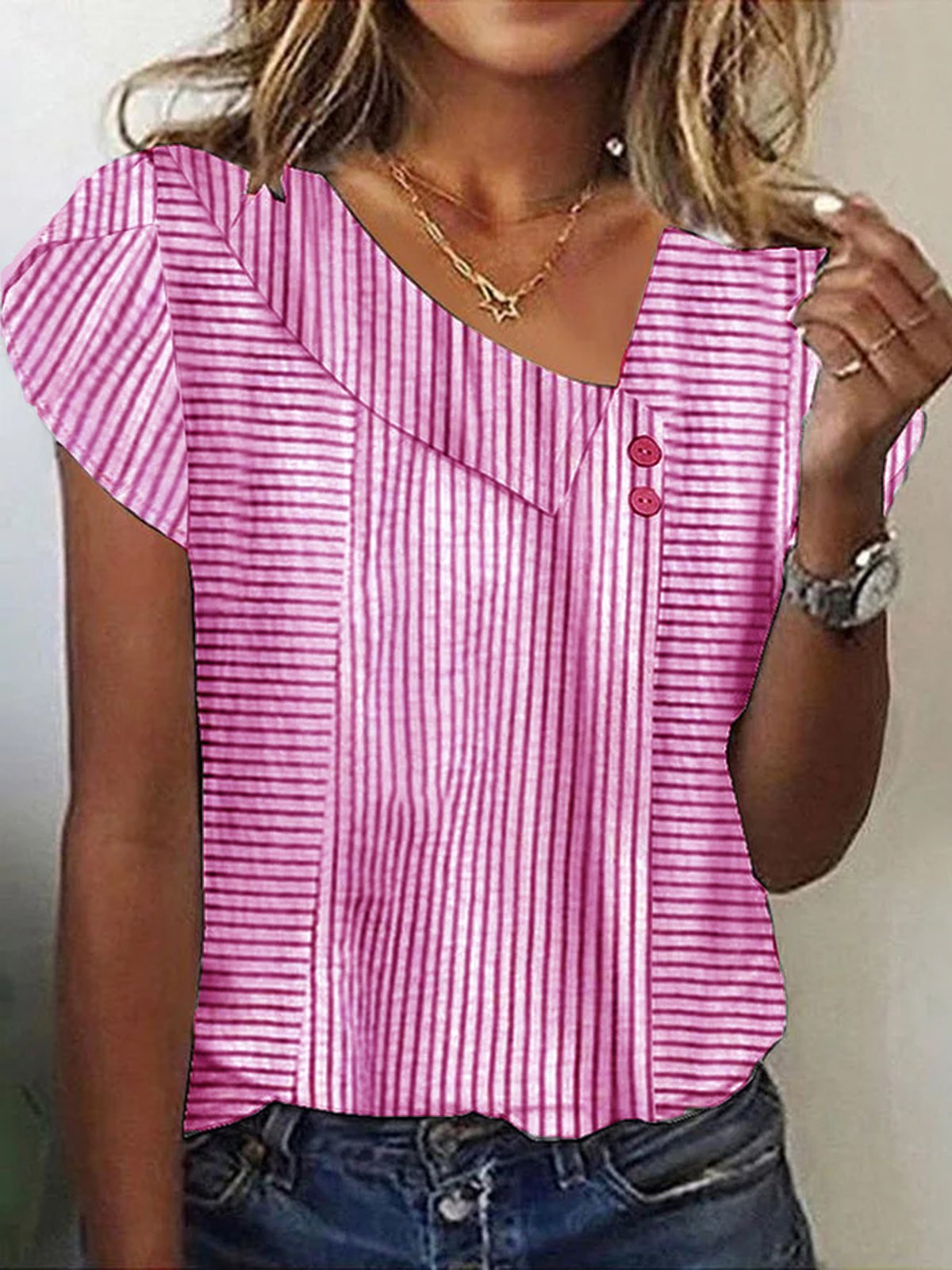 Striped Loose Casual Shirt