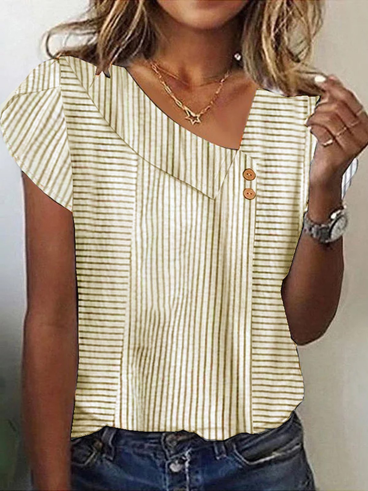 Striped Loose Casual Shirt