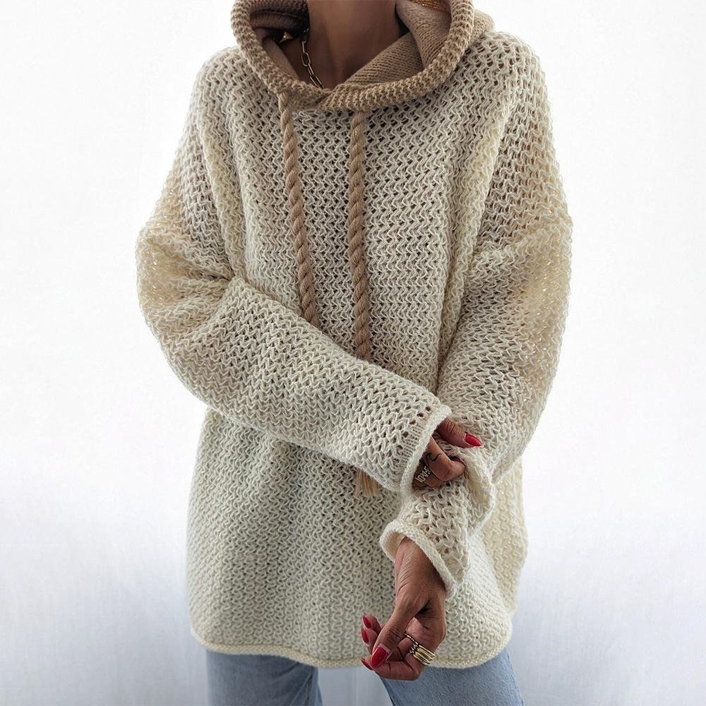 Loose Wool/Knitting Casual Plain Sweater