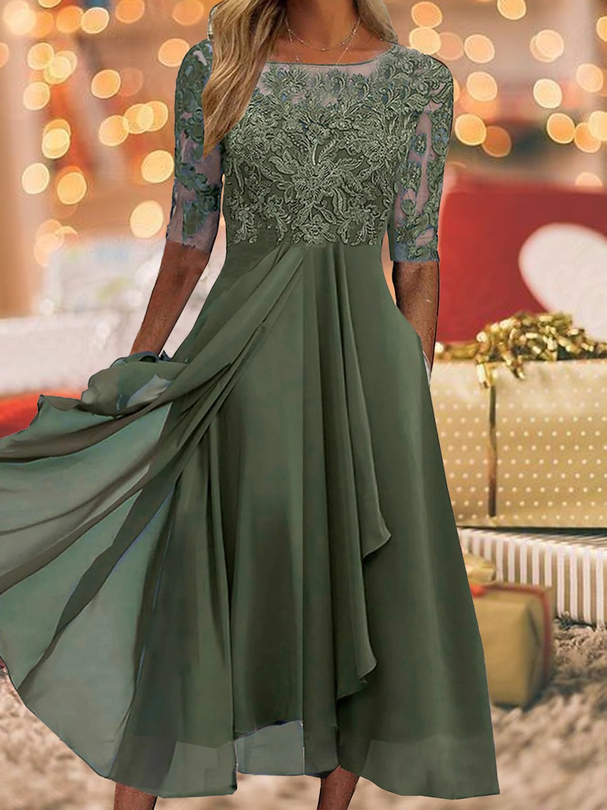 Plain Regular Fit Casual Dresses