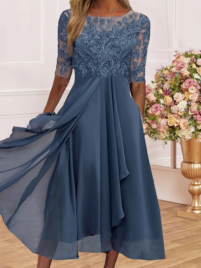 Plain Regular Fit Casual Dresses
