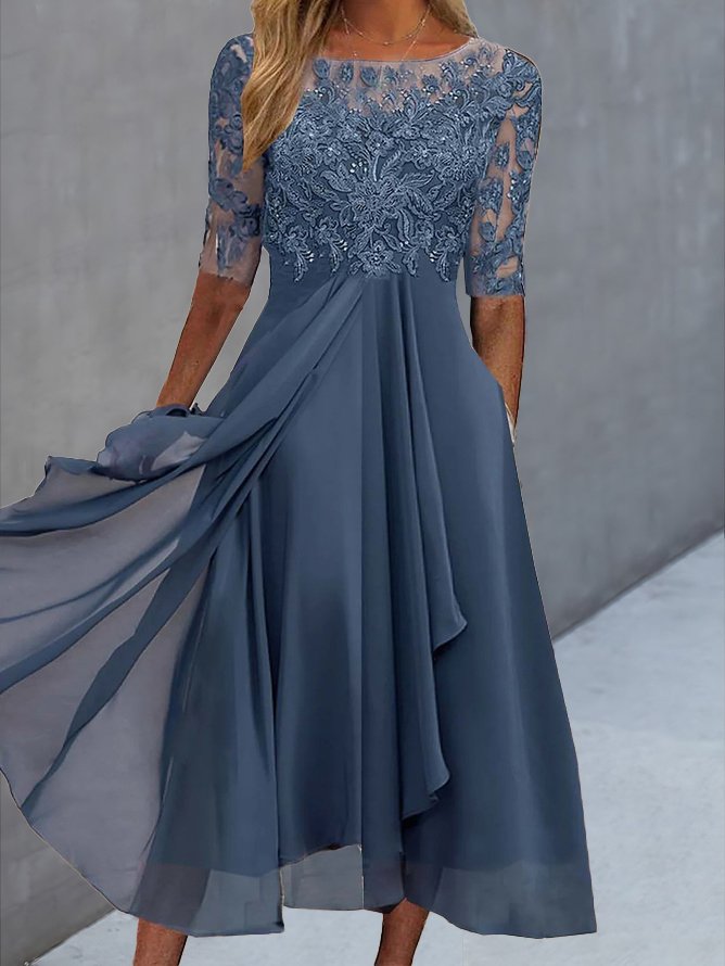 Plain Regular Fit Casual Dresses