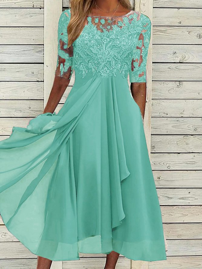 Plain Regular Fit Casual Dresses