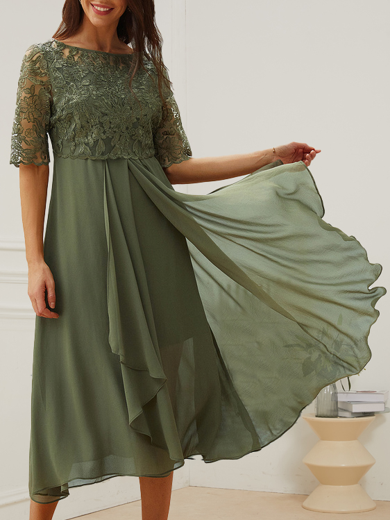 Plain Regular Fit Casual Dresses