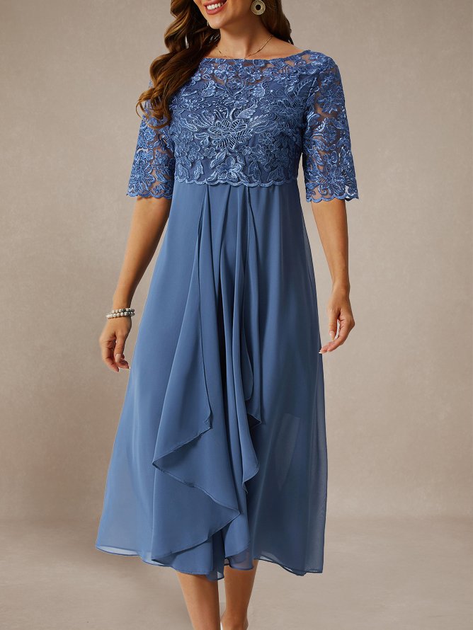 Plain Regular Fit Casual Dresses
