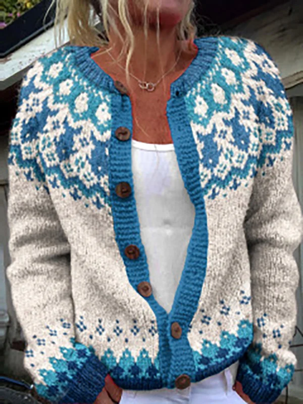 Wool/Knitting Loose Casual Cardigan