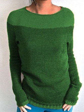 Vintage Solid Sweater