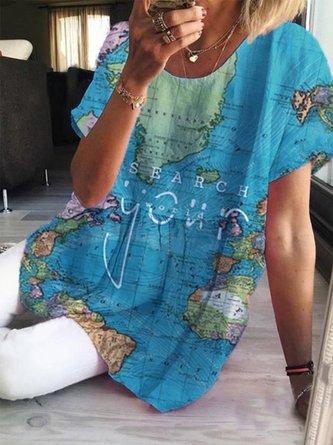 Casual Abstract Top
