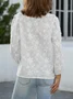 Linen Cotton And Linen Lace Shirt