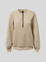 Solid Color Casual Texture Knitted Sweater