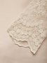 Boat Neck Satin Lace Elegant Dress