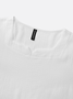 Notched Striped Simple Shirt