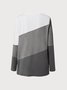 Crew Neck Color Block T-Shirt