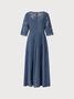 Plain Regular Fit Casual Dresses