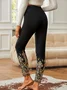 Loose Vacation  Ethnic Leggings