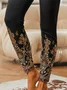 Loose Vacation  Ethnic Leggings