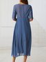 Plain Regular Fit Casual Dresses