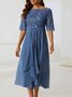 Plain Regular Fit Casual Dresses