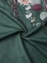 Leaf Cotton-Blend Loose Tops