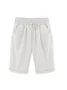 Lace Up Elastic Waistband Loose Shorts