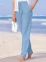 Casual Solid Loosen Pants