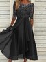 Plain Regular Fit Casual Dresses