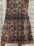 Ethnic V Neck Ethnic Dresses