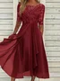 Plain Regular Fit Casual Dresses