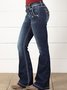 Denim Loose Plain Jeans