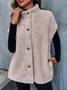 Lambswool Plain Teddy Jacket