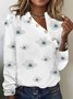 Asymmetrical Casual Loose Floral T-Shirt