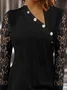 Plain Regular Fit Asymmetrical Casual Top