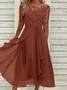 Plain Regular Fit Casual Dresses