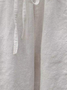 Loose Casual Drawstring Plain Pants