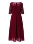 Plain Regular Fit Casual Dresses