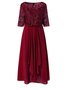 Plain Regular Fit Casual Dresses
